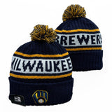 Milwaukee Brewers MLB knitted hats