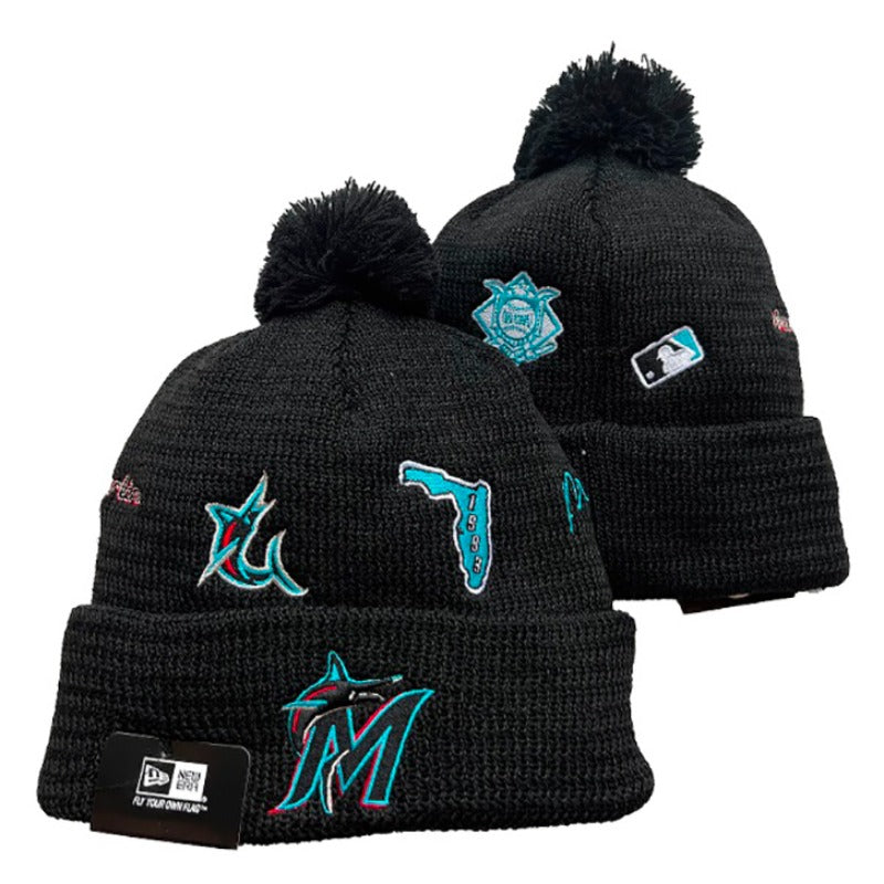 Miami Marlins MLB knitted hats