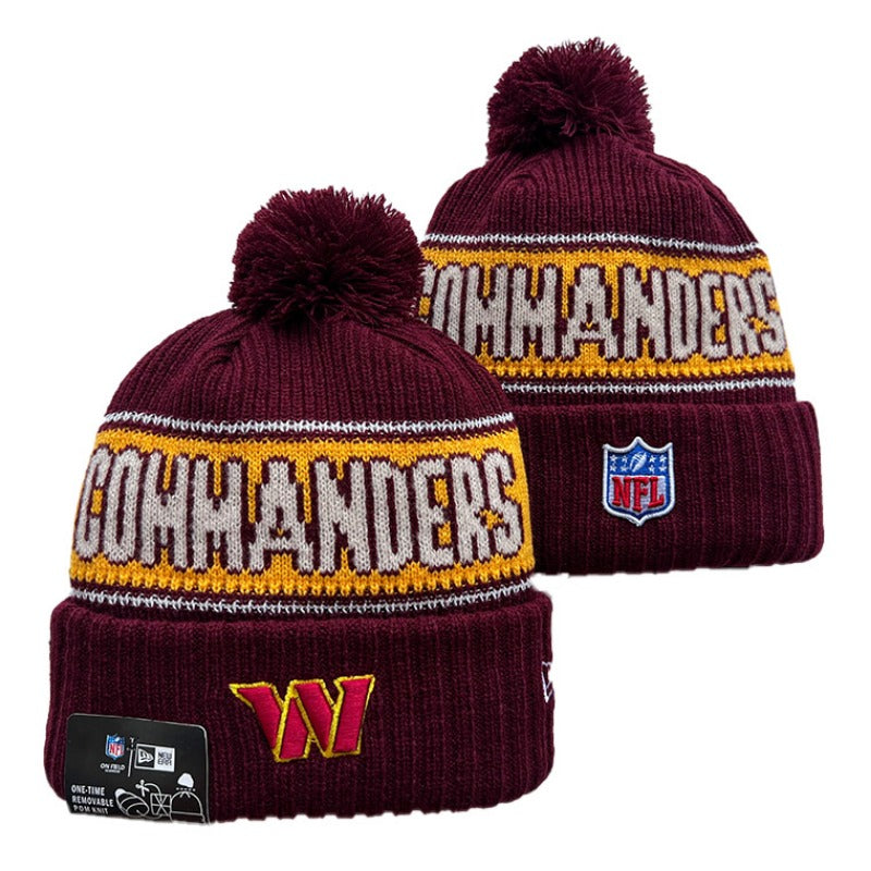 Washington Commanders knitted hats