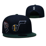 Utah Jazz NBA snapbacks adjustable hats