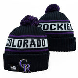 Colorado Rockies MLB knitted hats