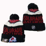 Colorado Avalanche NHL knitted hats