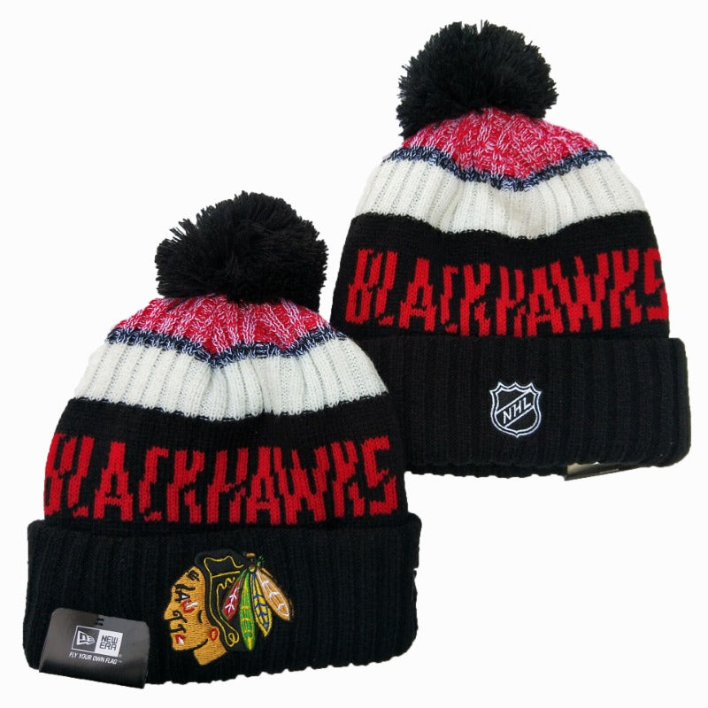 Chicago Blackhawks NHL knitted hats