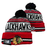 Chicago Blackhawks NHL knitted hats