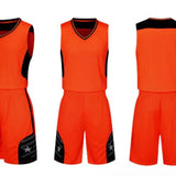 men/women/kids Blank orange custom uniform top