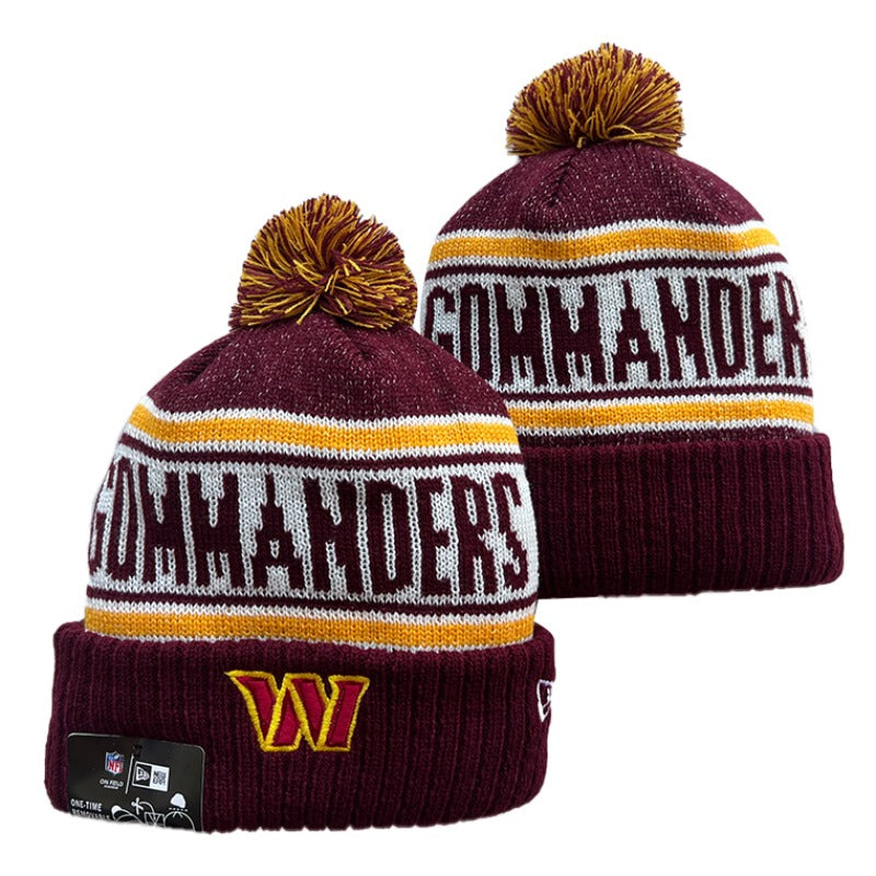 Washington Commanders knitted hats