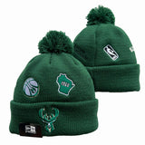 Milwaukee Bucks NBA knitted hats