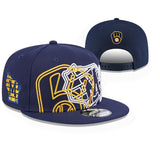 Milwaukee Brewers MLB snapbacks adjustable hats