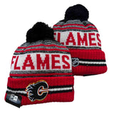 Calgary Flames NHL knitted hats