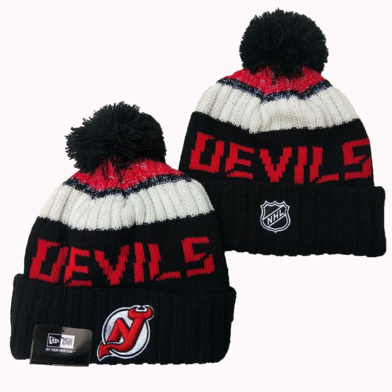 New Jersey Devils NHL knitted hats